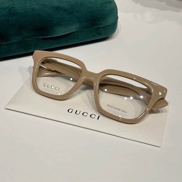 NWT Gucci GG1536O - 007 Nude Eyeglasses - Picture 5 of 10